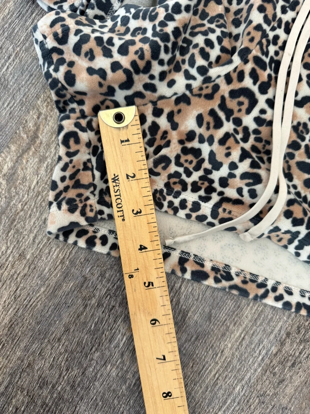 Victoria’s Secret Leopard Print Sleep Shorts Beige Black Cream